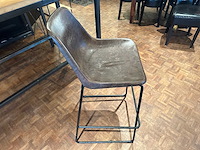 Leren barkruk (4x) - afbeelding 3 van  5