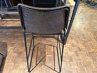 Leren barkruk (4x) - afbeelding 4 van  5