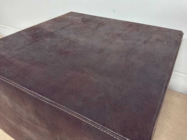 Leren bijzettafel - afbeelding 7 van  8