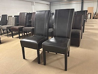 Leren eetkamerstoel (2x) - afbeelding 4 van  8