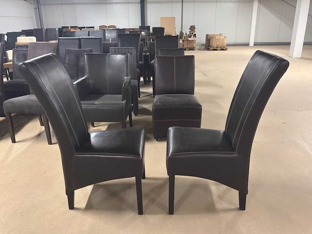 Leren eetkamerstoel (2x) - afbeelding 8 van  8