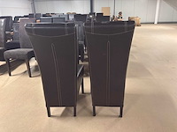 Leren eetkamerstoel (2x) - afbeelding 2 van  8