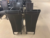 Leren eetkamerstoel (2x) - afbeelding 3 van  8