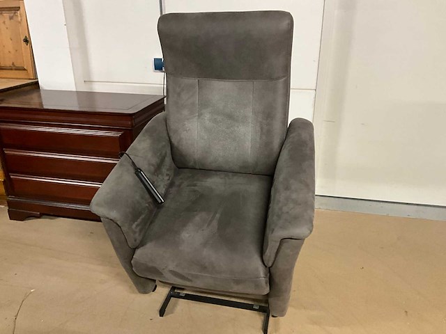 Leren elektrische relaxfauteuil sta op stoel - afbeelding 5 van  19