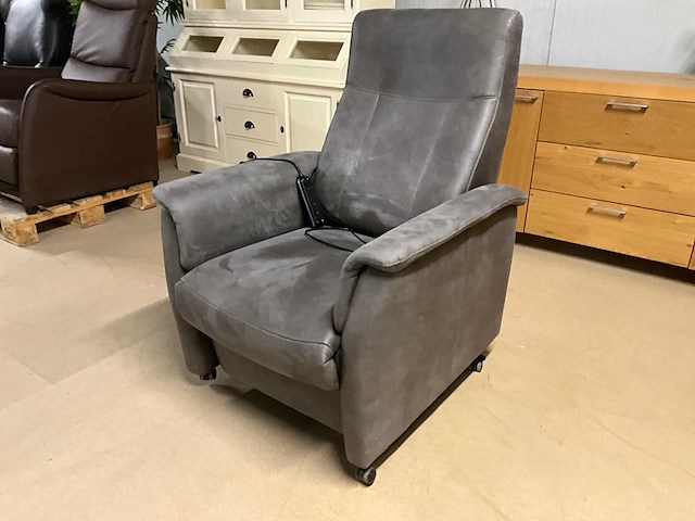 Leren elektrische relaxfauteuil sta op stoel - afbeelding 1 van  19