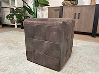 Leren poef - afbeelding 2 van  5