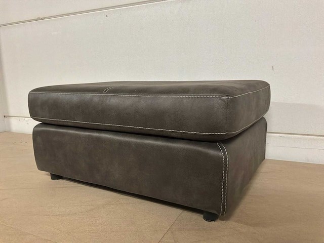 Leren poef - afbeelding 1 van  1