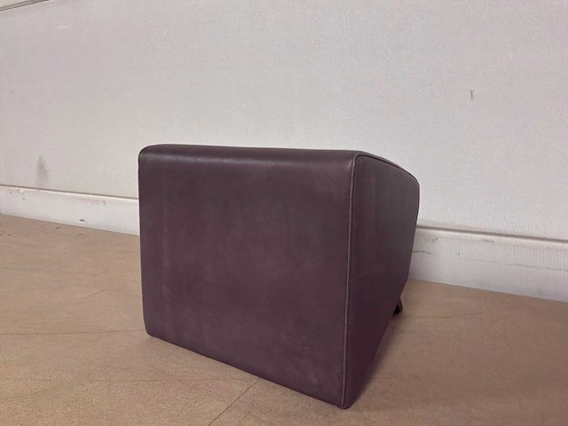 Leren poef - afbeelding 1 van  6