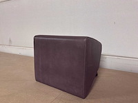 Leren poef - afbeelding 1 van  6