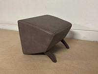 Leren poef - afbeelding 5 van  6