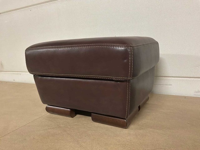 Leren poef - afbeelding 1 van  8