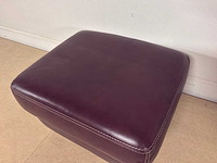 Leren poef - afbeelding 7 van  8