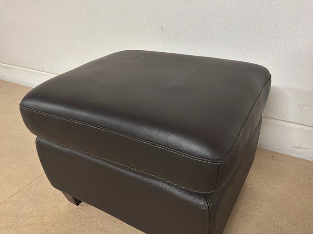 Leren poef - afbeelding 8 van  9