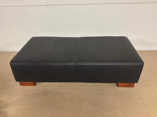 Leren poef - afbeelding 10 van  11