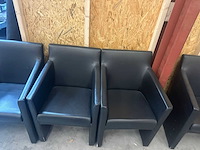 Leren stoelen - waiting room chair - afbeelding 1 van  1