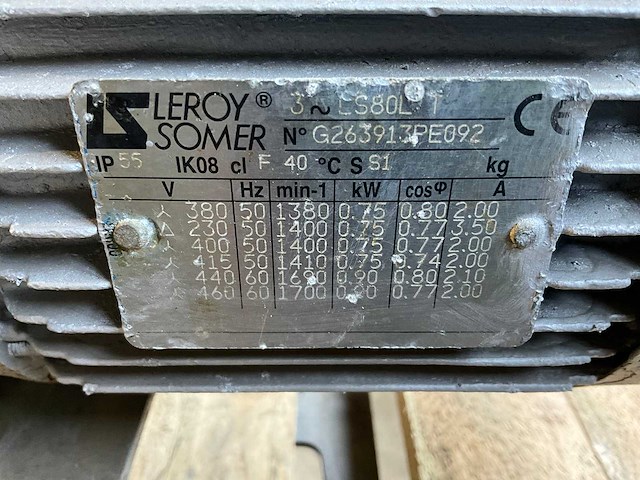 Leroy somer bredel - cb 3133 sb3 - pomp - afbeelding 5 van  5