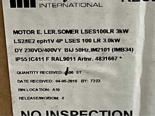 Leroy somer elektromotor - afbeelding 4 van  4
