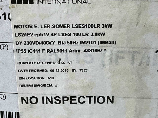 Leroy somer elektromotor - afbeelding 4 van  4