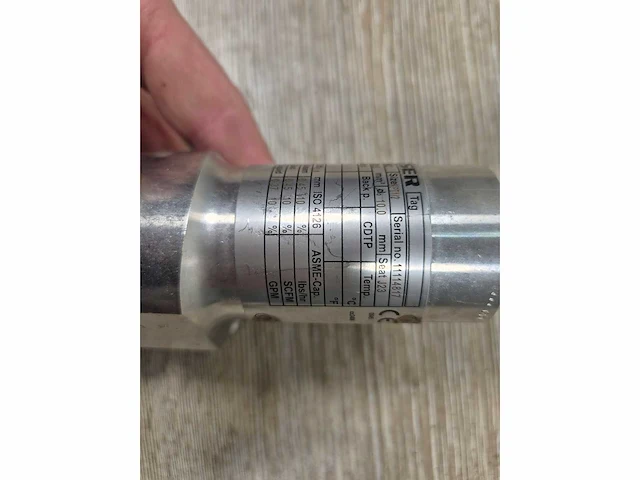 Leser type 4394.2892 rvs veiligheidsafsluiter / overdrukventiel (npt 1/2" / tüv/asme) - afbeelding 3 van  3