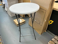 Lesli living statafels kunststofblad ø80cm (4x) - afbeelding 1 van  2