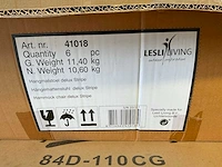 Lesliliving hangmatstoel deluxe - stripe (6x) - afbeelding 2 van  4