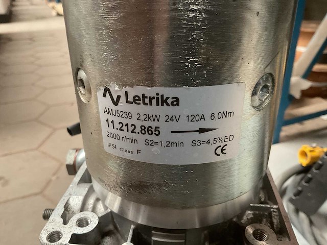 Letrika amj5811 hydraulische pompunit - afbeelding 3 van  3
