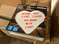 Letterbord met verlichting (48x) - afbeelding 1 van  3