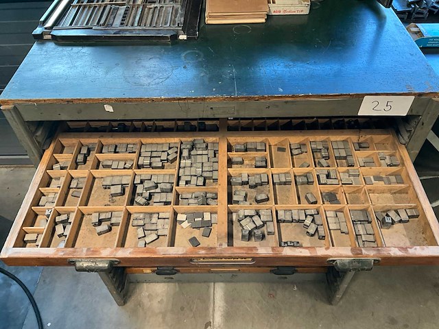 Letterpress-metaaltypen - afbeelding 4 van  20