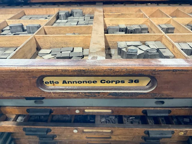 Letterpress-metaaltypen - afbeelding 5 van  20