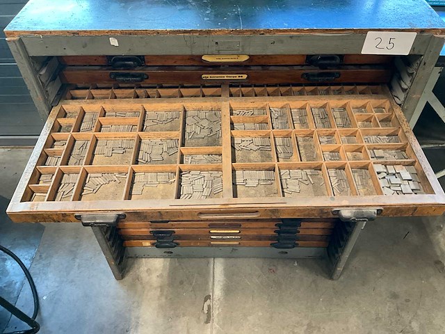 Letterpress-metaaltypen - afbeelding 6 van  20