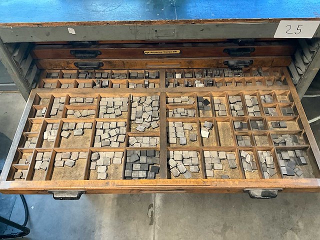 Letterpress-metaaltypen - afbeelding 7 van  20