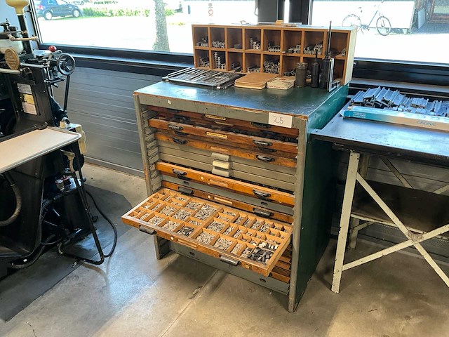 Letterpress-metaaltypen - afbeelding 1 van  20
