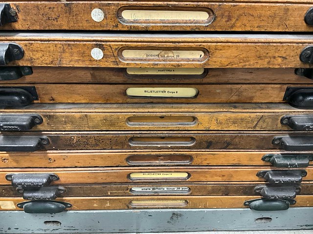 Letterpress-metaaltypen - afbeelding 13 van  20