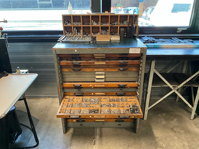 Letterpress-metaaltypen - afbeelding 12 van  20