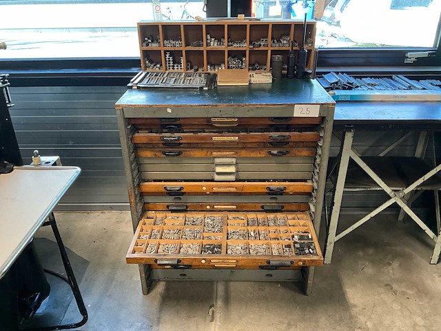 Letterpress-metaaltypen - afbeelding 14 van  20