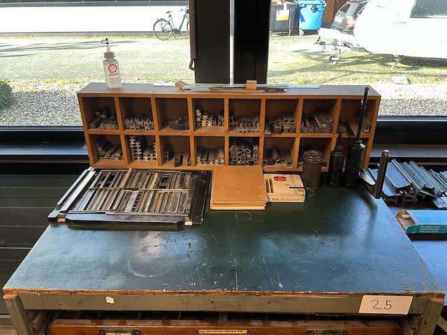 Letterpress-metaaltypen - afbeelding 15 van  20