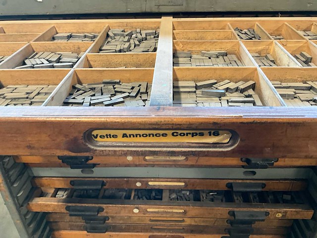 Letterpress-metaaltypen - afbeelding 20 van  20