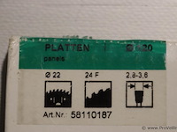 Leuco voorritszaagblad 120x2.8-3.6/2.2x22 2x12 58110187 - afbeelding 2 van  3