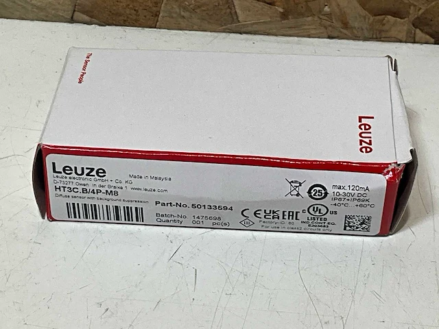 Leuze 50133594 ht3c.b/4p-m8 sensor met achtergrondonderdruking - afbeelding 3 van  4