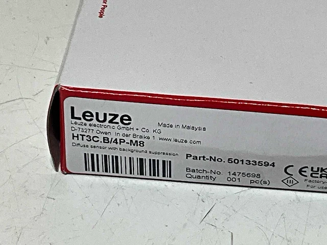 Leuze 50133594 ht3c.b/4p-m8 sensor met achtergrondonderdruking - afbeelding 4 van  4