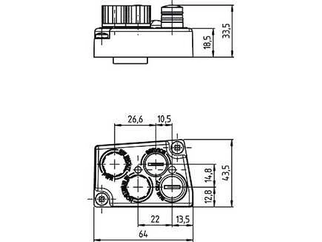 Leuze ms 348 connection unit - afbeelding 1 van  4