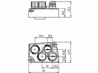 Leuze ms 348 connection unit - afbeelding 1 van  4