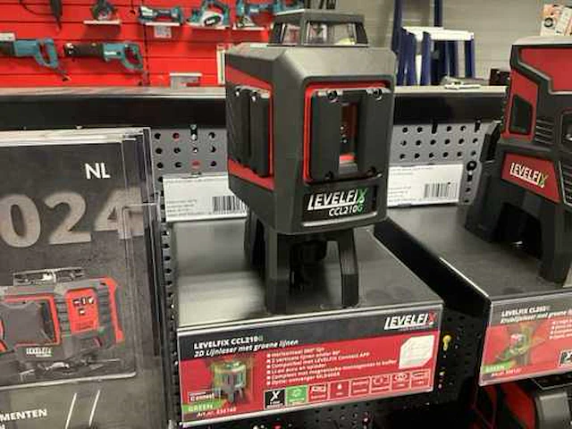 Levelfix - cone-lijnlaser cll210g groen met laser - bouwlaser - afbeelding 3 van  4