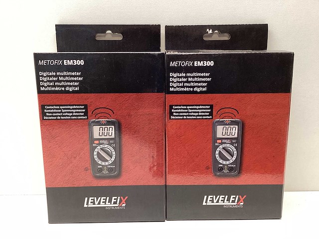 Levelfix - digitale multimeter em300 - (2x) - afbeelding 1 van  4