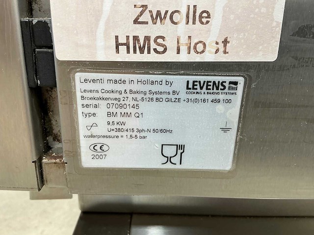 Leventi - bakermat bm mm q1/2 - dubbele heteluchtoven - afbeelding 2 van  10