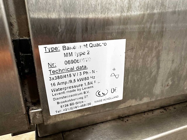 Leventi - bakermat quadro mm type 2 - bakkerijoven - afbeelding 7 van  7