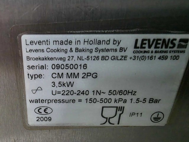 Leventi - combimat mastermind cm mm 2p6 - heteluchtoven - afbeelding 6 van  6