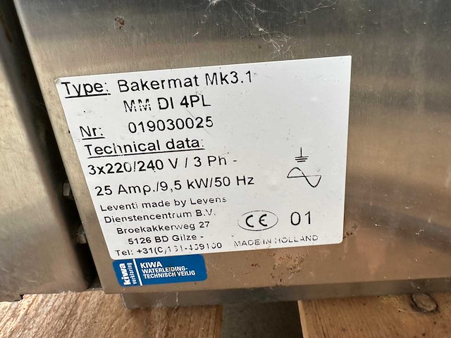 Leventi - mk3 bm mm - bakkerijoven - afbeelding 5 van  5