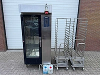 Leventi - you bm 15 mm met condensatiedampkap en 2 inrijkarren - combisteamer