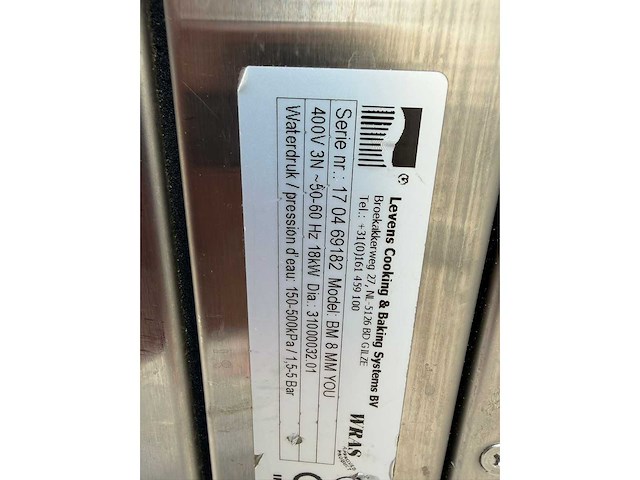 Leventi - you combi oven - bakkerijoven - afbeelding 2 van  2